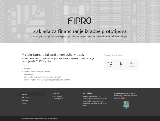 FIPRO Zaklada za financiranje izradbe prototipova